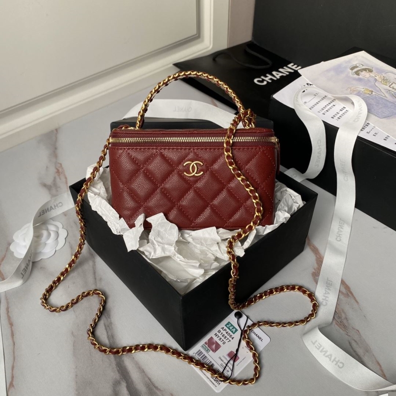 Ch*el cosmetic bags